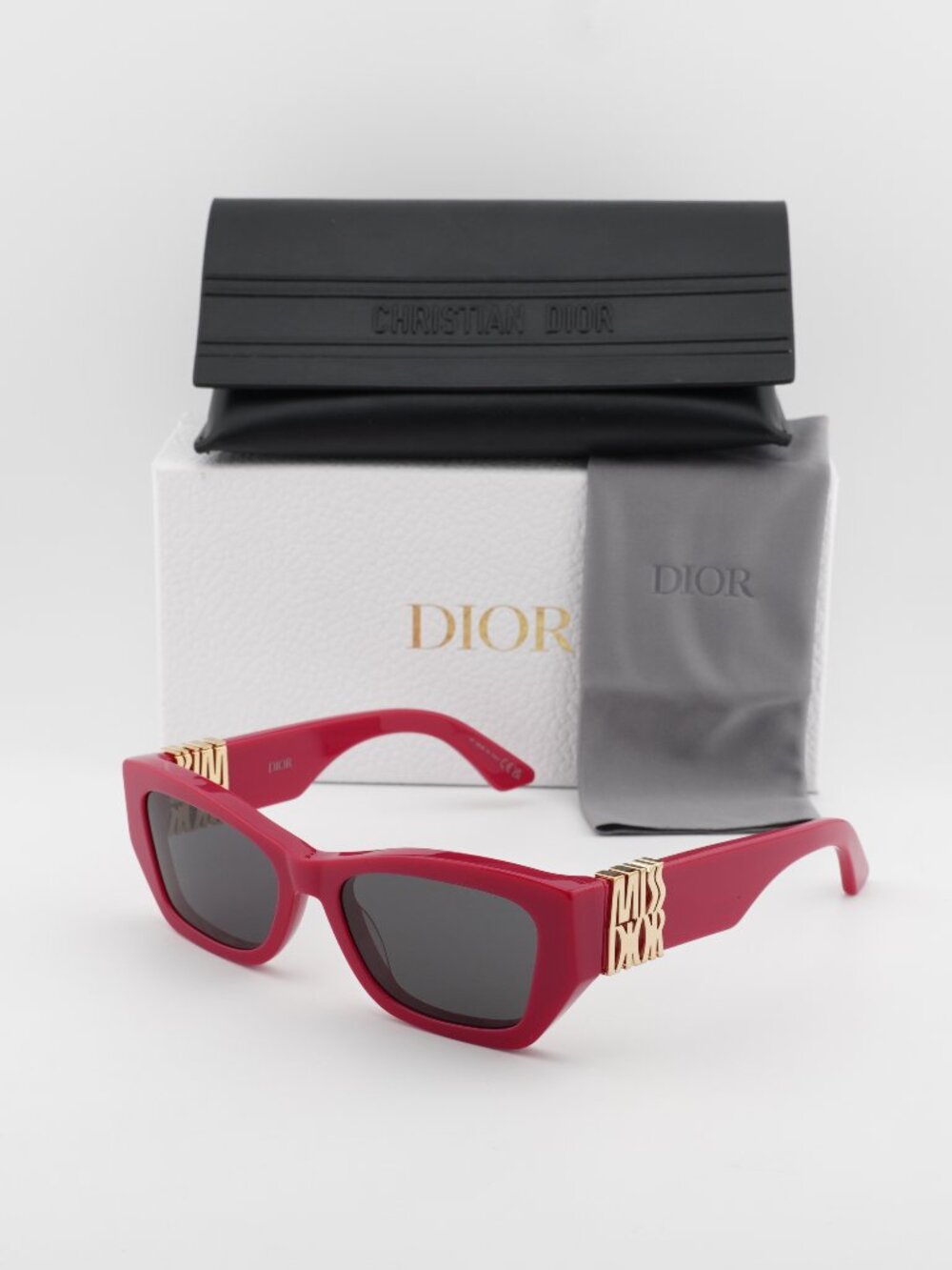 Dior MISSDIOR S1I 73A0 Women Cat Eye Sunglasses - Pink / Grey